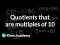 Understanding Division and Place Value