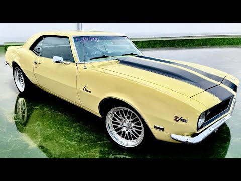 Test Drive 1968 Chevrolet Camaro V8 $39,900 Maple Motors #2912