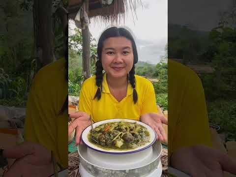 แกงลำอีลอกใส่เห็ดเผาะ