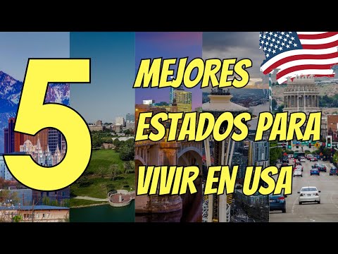 ESTOS son los MEJORES ESTADOS PARA VIVIR EN USA 🇺🇸 2023
