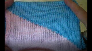 Частичное вязание на вязальной машине Нева-2