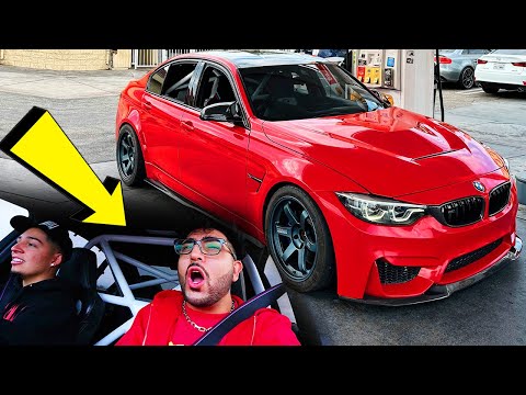 SCARING MY FRIEND IN MY TUNED BMW M3 CS!!! *CRAZY LOUD*