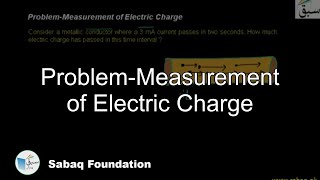 Problem-Measurement of Electric Charge
