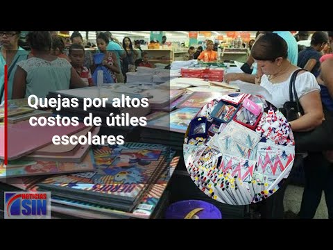 Quejas por altos costos de útiles escolares