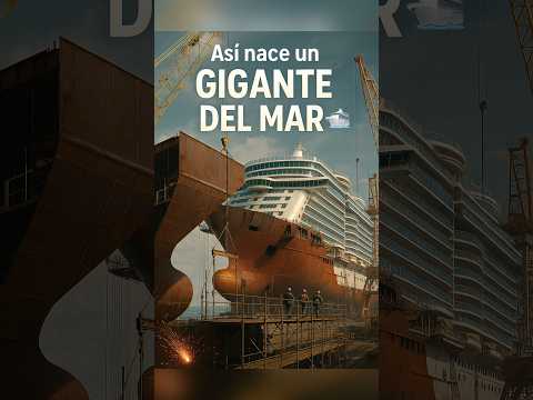“Dentro del astillero donde nacen los gigantes del océano 🌊”
