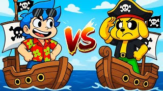 BARCO DE TIMBA VS BARCO DE MIKECRACK 😱⛵ ¡BATALLA NAVAL EN DIRECTO!