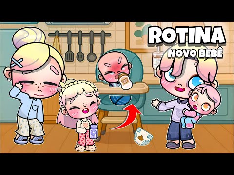 ROTINA NOVO BEBÊ NOAH 🍼☀️| AVATAR WORLD ROTINAS E HISTÓRIAS PAZU