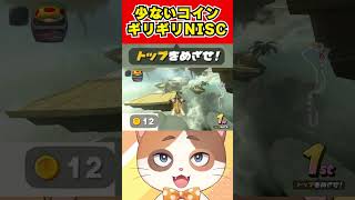 世の中金じゃない！少ないコインのギリギリNISCで1位を狙った結果がアツすぎる！！【マリオカートワールド】#Shorts #vtuber #