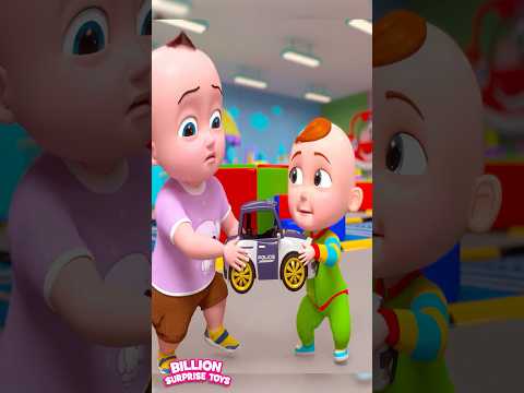 Baby Zay’s Shape Bus Ride #billionsurprisetoys #kidssongs #shorts #cartoon
