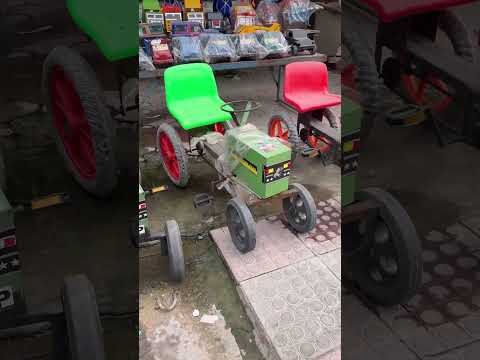 #bajrangwoodentoys | Iron Paddel Tractor ๐