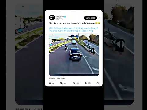 Son karma a été plus rapide que la lumière 🤣🤣