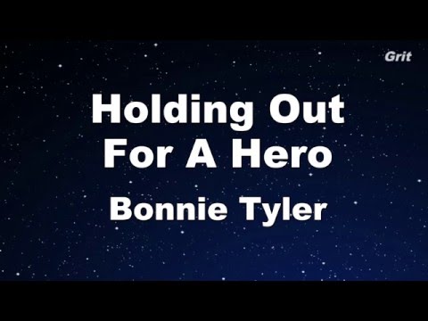 Holding Out for a Hero – Bonnie Tyler  Karaoke【No Guide Melody】