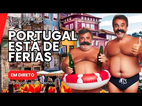 Período de férias em Portugal, nada anda!!!|Morar em Portugal| |Conexão Rio Braga|
