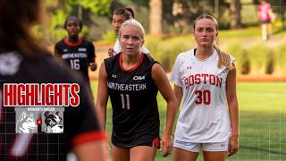 HIGHLIGHTS: Women's Soccer vs. Northeastern (8/13/26)