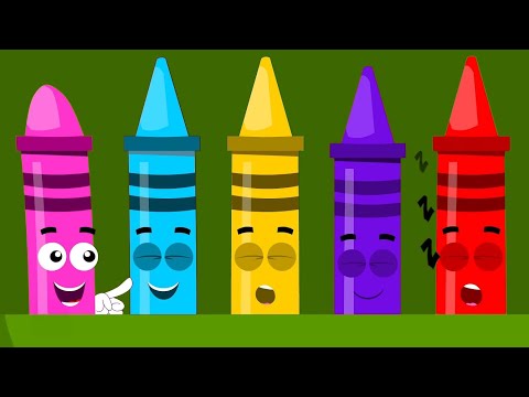 Ten In The Bed Crayons, Nursery Rhymes And Baby Songs