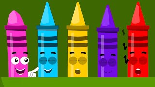 Ten In The Bed Crayons, Nursery Rhymes And Baby Songs