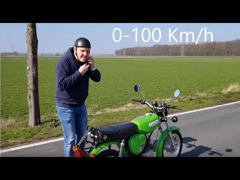 Simson 4.0 - S70 Comfort ported 0-100 Km/h 85/4 Kanal Tuning !