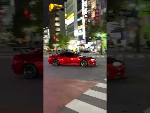 ワイルドスピードに出てきそうなフルスモークのGT-R34 / TOKYO DRIFT