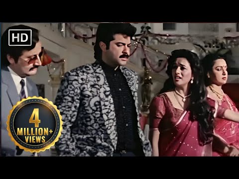 ये बच्चा किसका है ? - Jamai Raja - Anil Kapoor, Madhuri Dixit, Hema Malini  - Best Scene - HD