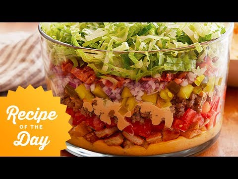 Nine-Layer Cheeseburger Dip | Food Network