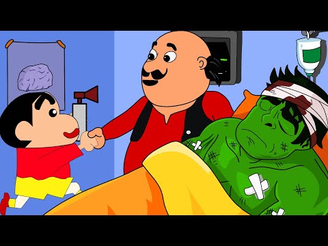 Motupatlu Library Spoof Ft Shinchan And Hulk | मोटू पतलू | Full Episode