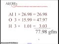 Gram Formula Mass and Atomic Structure