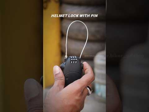 Helmet lock with pin🤩|#modified #bike #viral #trending #helmet #lock #shorts