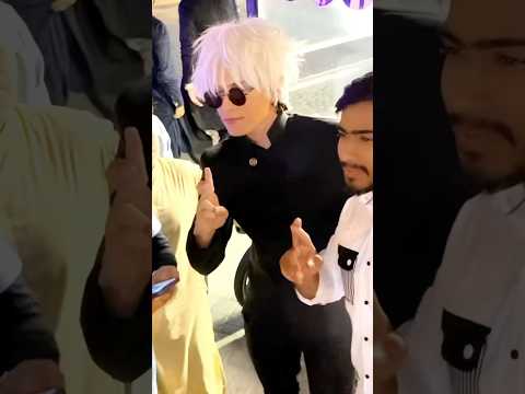 Gojo satoru in Public😲part:2 caught Amazing Reactions 😍 #gojo #gojosatoruedit #publicreaction
