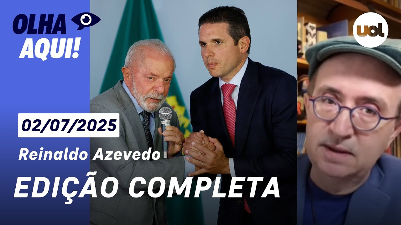 Reinaldo ao vivo: Lula chama ação de Motta de absurda e vai ao STF; fala de Carlos Bolsonaro e+