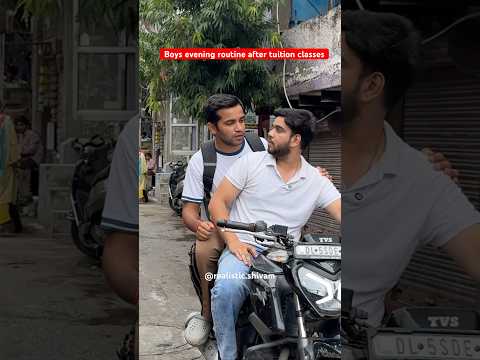 Boys evening routine after tuition classes #reels #viral #relatable #boys #tuition