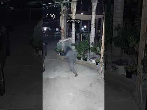 A stranger entered this neighbor's yard but was sent running when the Ring Motion Warning went off.
