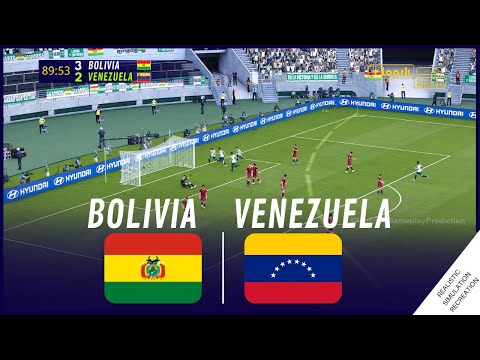 BOLIVIA vs VENEZUELA 2024 World Cup Qualifiers Simulation and Prediction