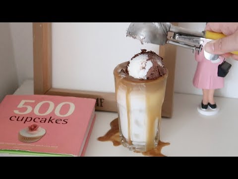 [홈카페] 초코썸머라떼 / chocolate latte / 레이디디저트