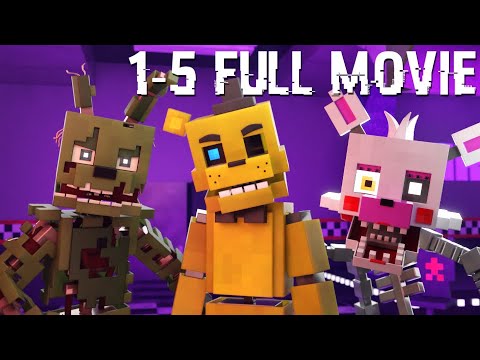 SHATTERED SOULS Parts 1-5 FULL MOVIE FNaF Minecraft Animation (@APAngryPiggy @dheusta @thatsuburban)