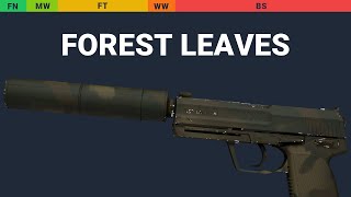 USP-S Forest Leaves Wear Preview