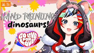 ≪HANDCAM STREAM≫ Painting my favourite animals #GOLIVEforLOVE