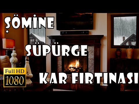 🔥 Şömine Ateşi & Kar Fırtınası ❄️ BONUS: SÜPÜRGE (10 BİN ÖZEL)