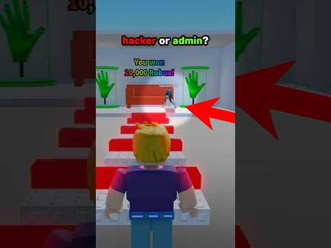 👑 admin vs 🤡 hacker in roblox