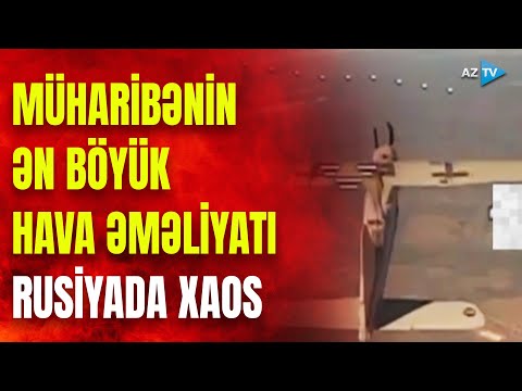 Ukrayna ƏN ŞİDDƏTLİ hava hücumunu etdi: 4 aeroport bağlandı, İran dronları səfərbər edildi