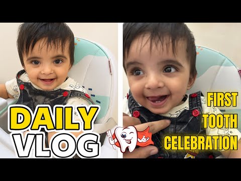 Celebrating Atharv's First Tooth! | Sharmaji Uncut Daily Vlog