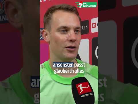 So denkt Manuel Neuer über den Bart von Thomas Müller | #shorts