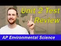 AP Environmental Science Unit 2 Comprehensive Review