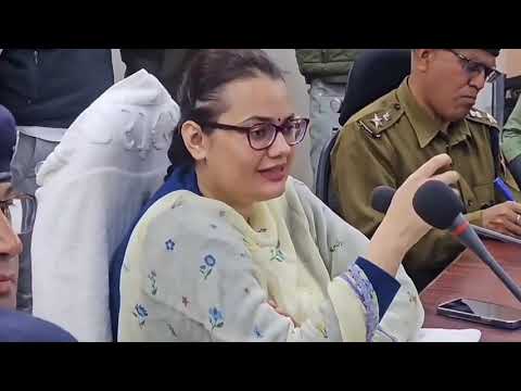 राष्ट्रीय सड़क सुरक्षा संबंधी बाड़मेर जिला कॉलेक्टर ias टीना डाबी की बैठक#viralvideo #tinadabi