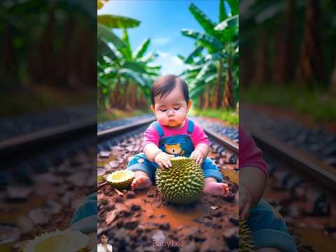 ❤️ Evolution of Baby: Train Attack on Baby for Food Eating #cat #cute #love #shorts BabyLos 71