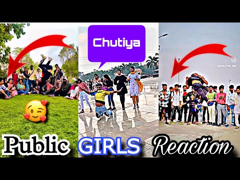 Cute Girls Reaction❤️‍🔥// Flip in public Reaction 🔥