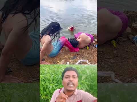 Mermaid on the riverbank #funny #comedymove #comedyfilms #duet #interestingclips #comedymovies #funn