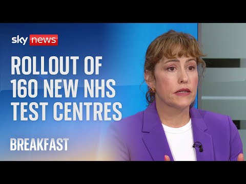 Rollout of 160 new community diagnostic centres - aiming to cut NHS waiting times