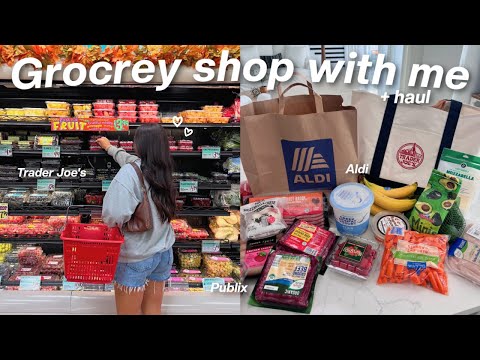 Grocery shopping + haul as a 20 yr still living at home