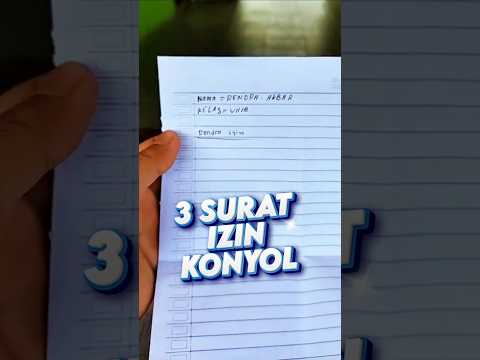 3 Surat Izin Konyol