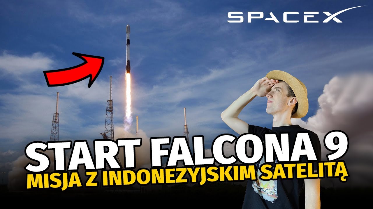 Falcon 9 wynosi w kosmos indonezyjskiego satelitę